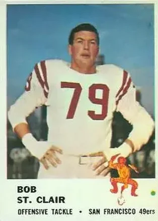1961 Fleer #63 Bob St. Clair