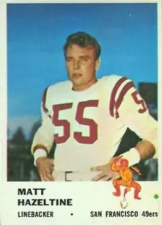 1961 Fleer #66 Matt Hazeltine