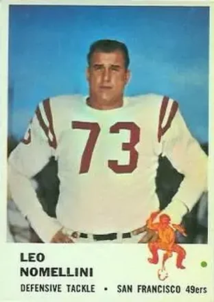 1961 Fleer #67 Leo Nomellini