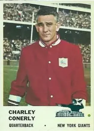 1961 Fleer #68 Charley Conerly