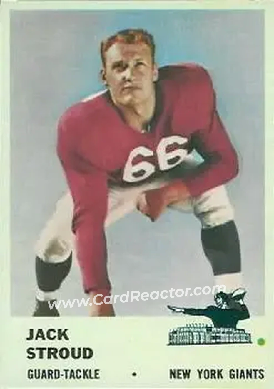 Front of Jack Stroud