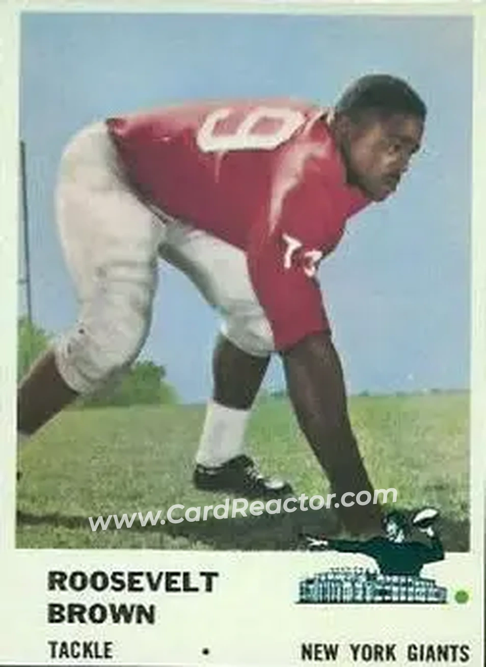 Front of Roosevelt Brown