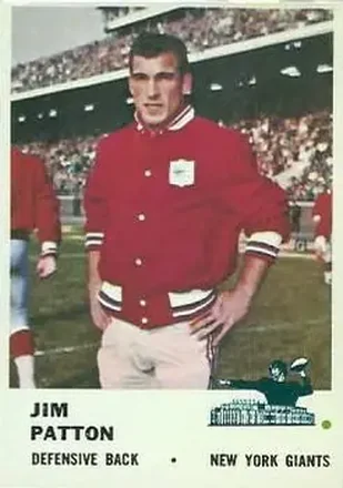 1961 Fleer #72 Jim Patton