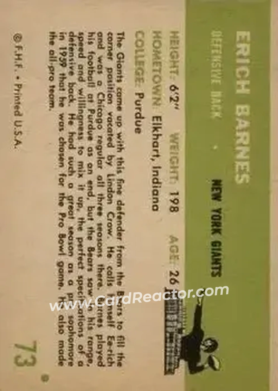 Back of Erich Barnes