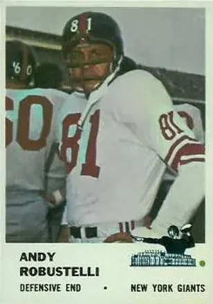 1961 Fleer #75 Andy Robustelli