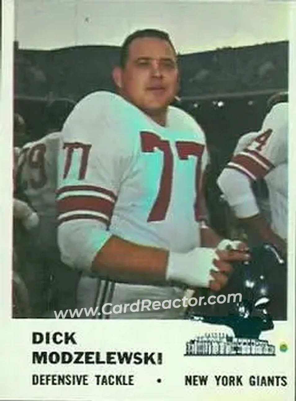 Front of Dick Modzelewski