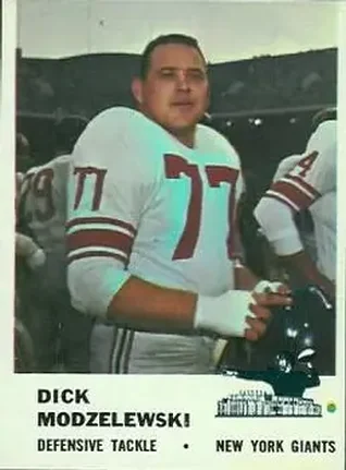 1961 Fleer #76 Dick Modzelewski