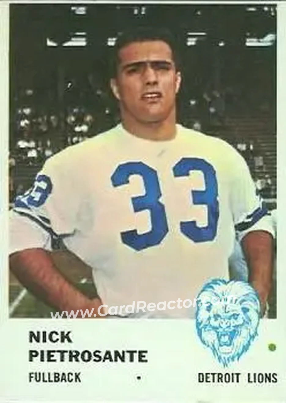 Front of Nick Pietrosante