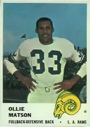 1961 Fleer #99 Ollie Matson