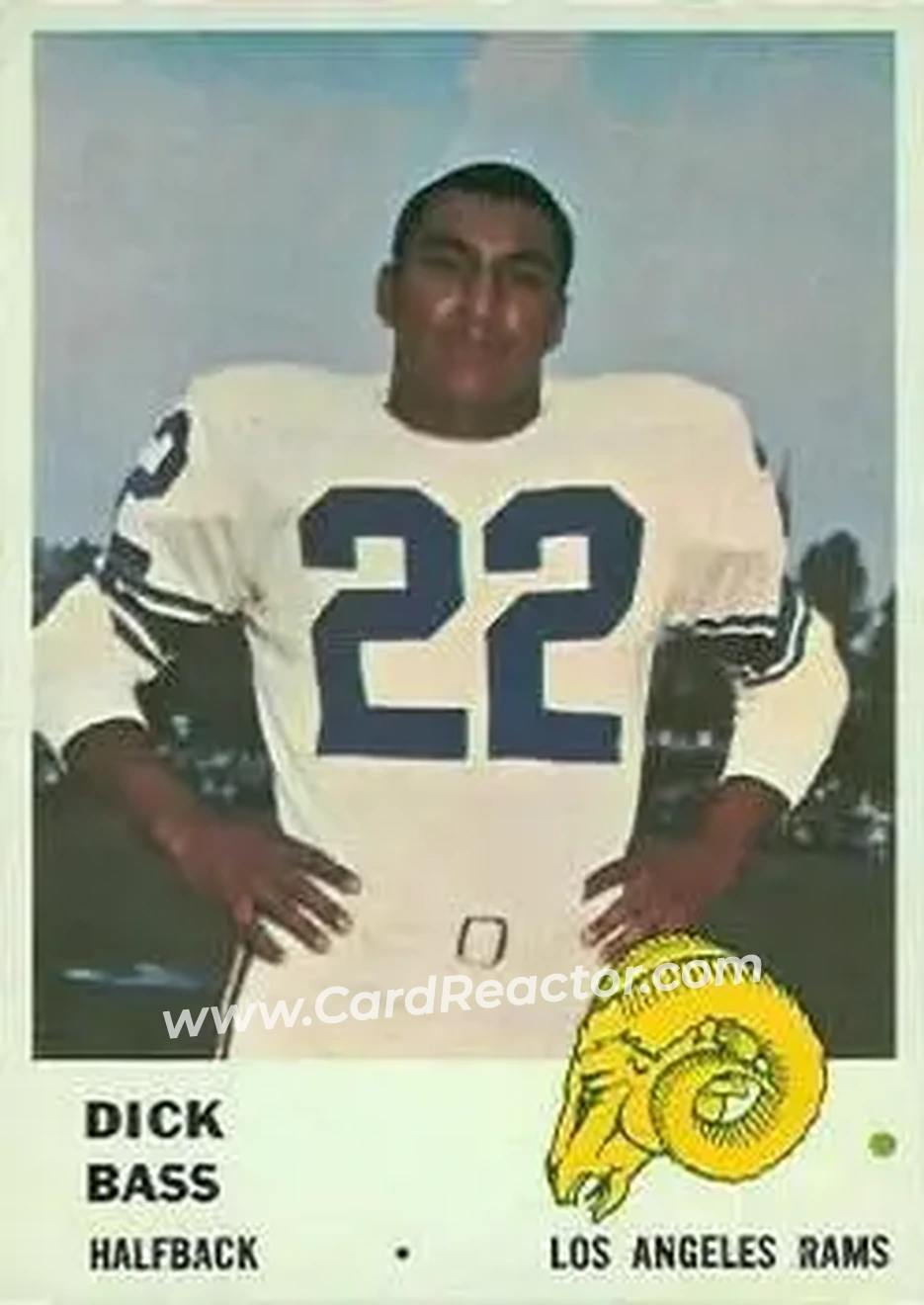 Front of Dick Bass