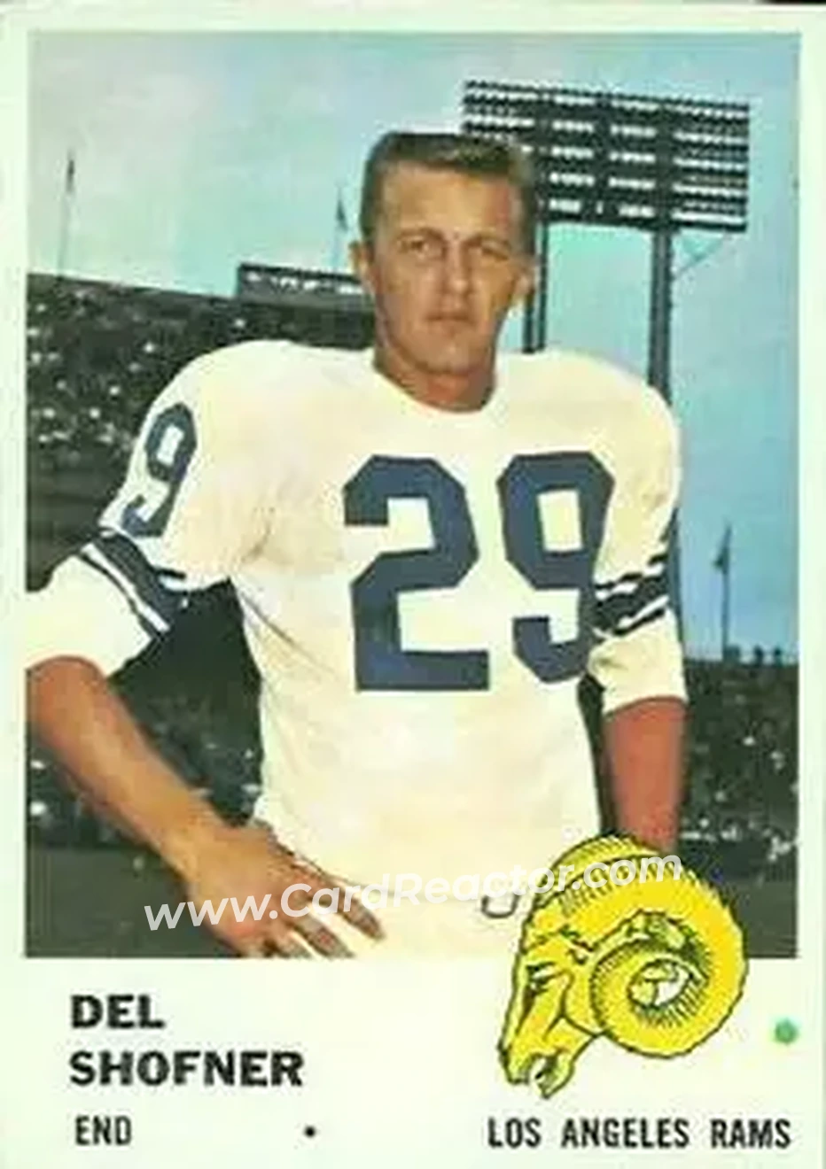 Front of Del Shofner