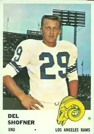 1961 Fleer #103 Del Shofner