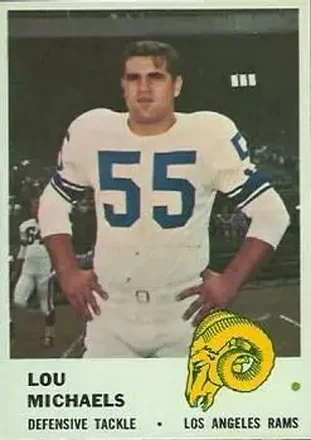 1961 Fleer #107 Lou Michaels