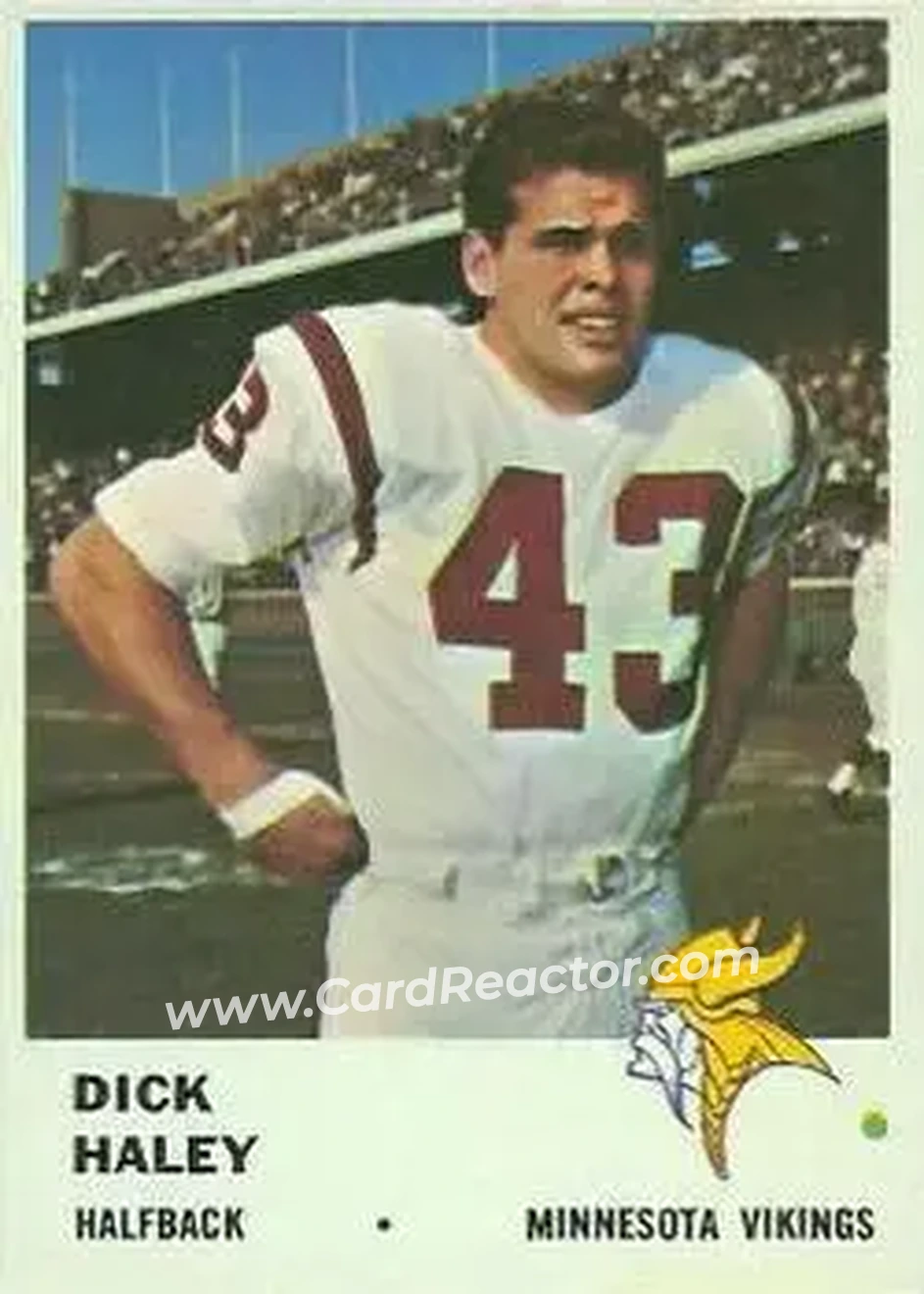 Front of Dick Haley