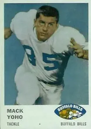 1961 Fleer #138 Mack Yoho