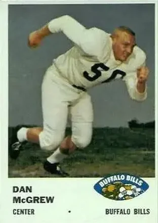 1961 Fleer #140 Dan McGrew