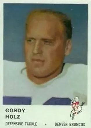 1961 Fleer #154 Gordy Holz