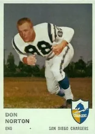 1961 Fleer #158 Don Norton