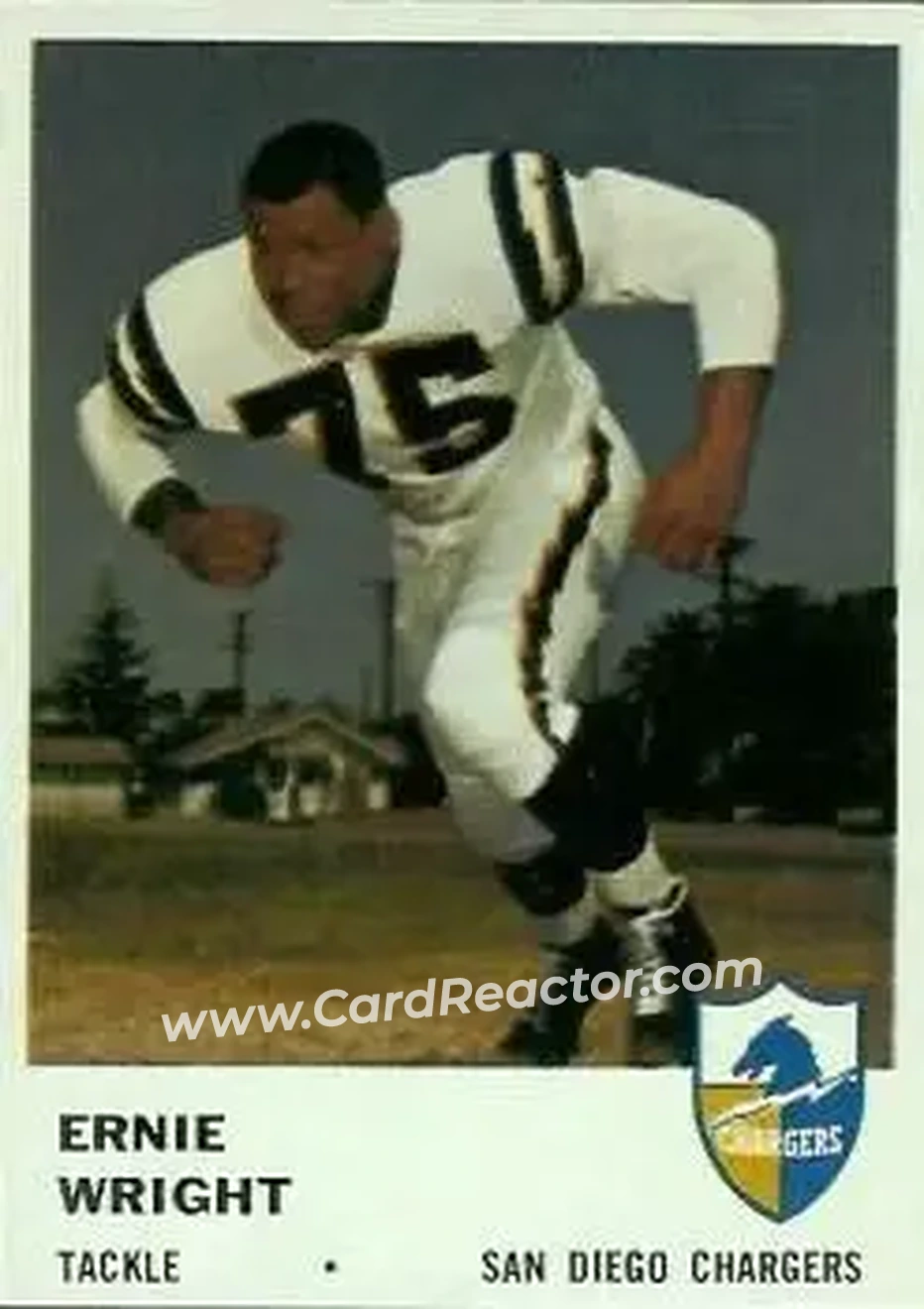 Front of Ernie Wright