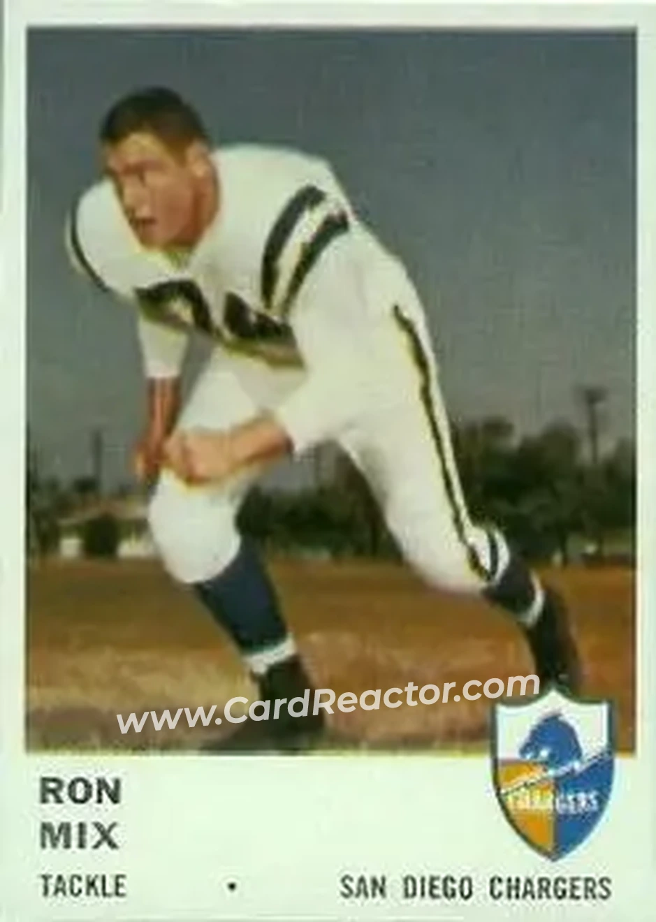 Front of Ron Mix