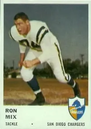 1961 Fleer #162 Ron Mix