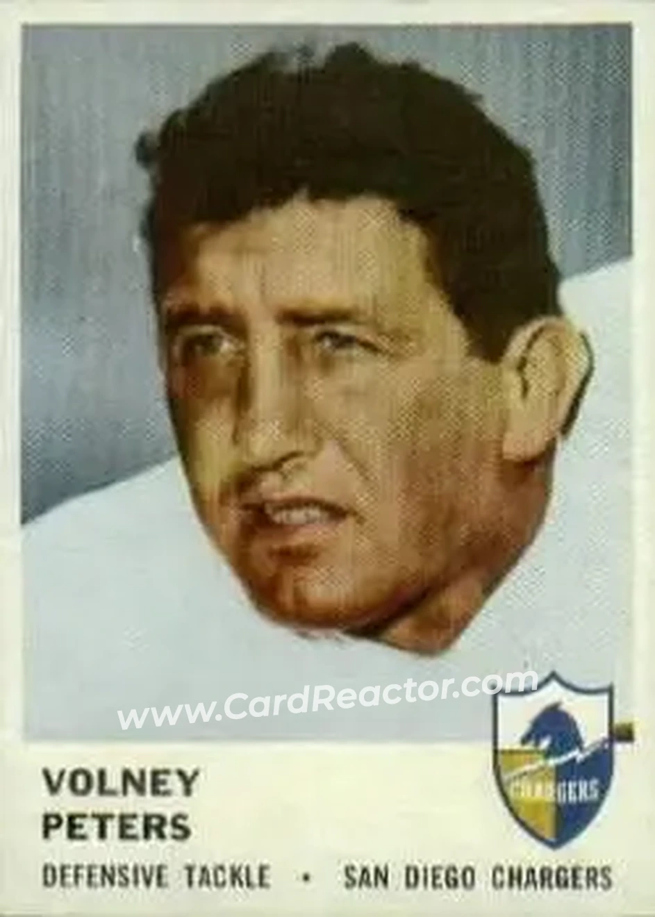 Front of Volney Peters