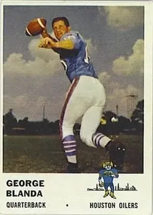 1961 Fleer #166 George Blanda
