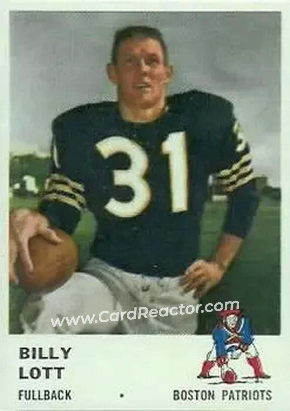 Front of Billy Lott