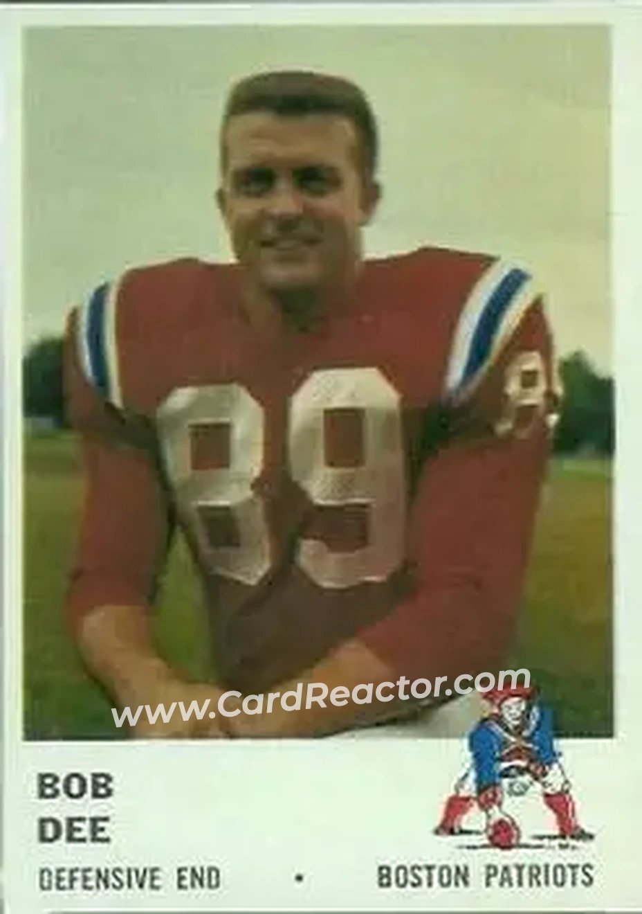 Front of Bob Dee