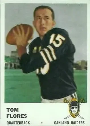 1961 Fleer #188 Tom Flores
