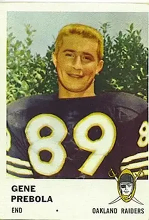 1961 Fleer #194 Gene Prebola
