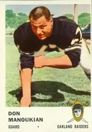 1961 Fleer #196 Don Manoukian