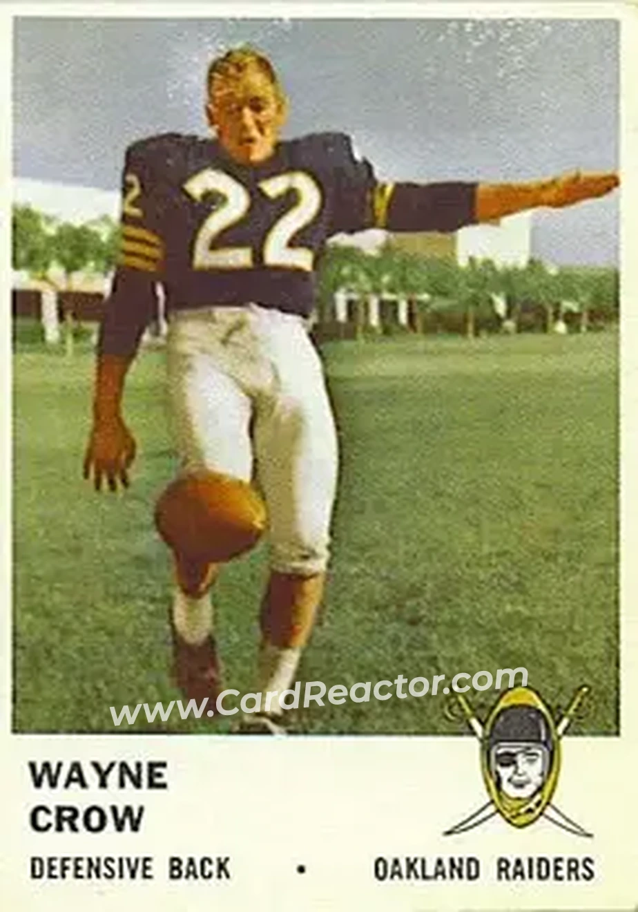 Front of Wayne Crow