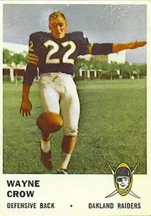 1961 Fleer #198 Wayne Crow