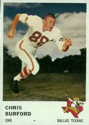 1961 Fleer #204 Chris Burford