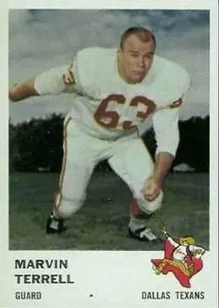 1961 Fleer #206 Marvin Terrell