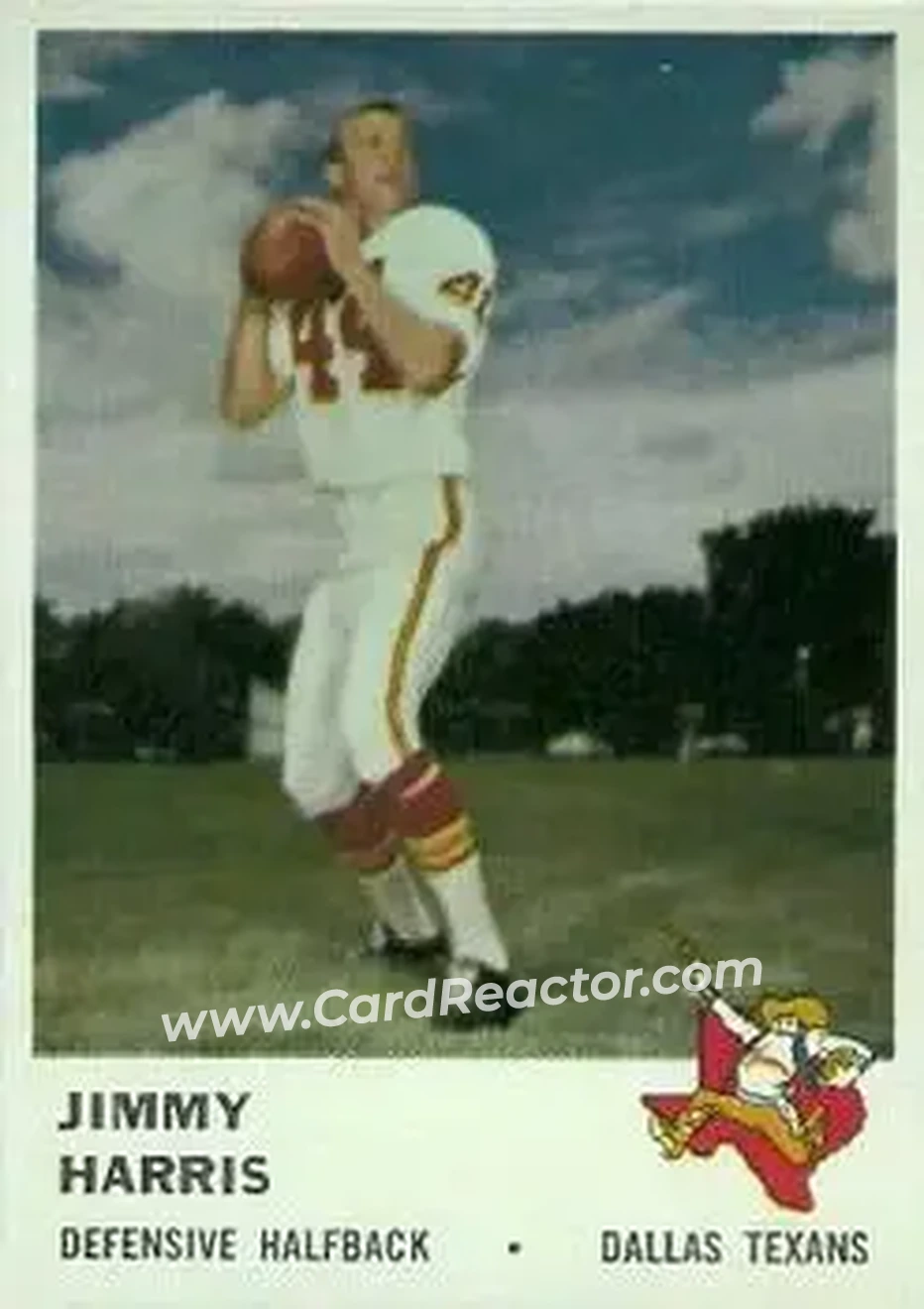 Front of Jimmy Harris