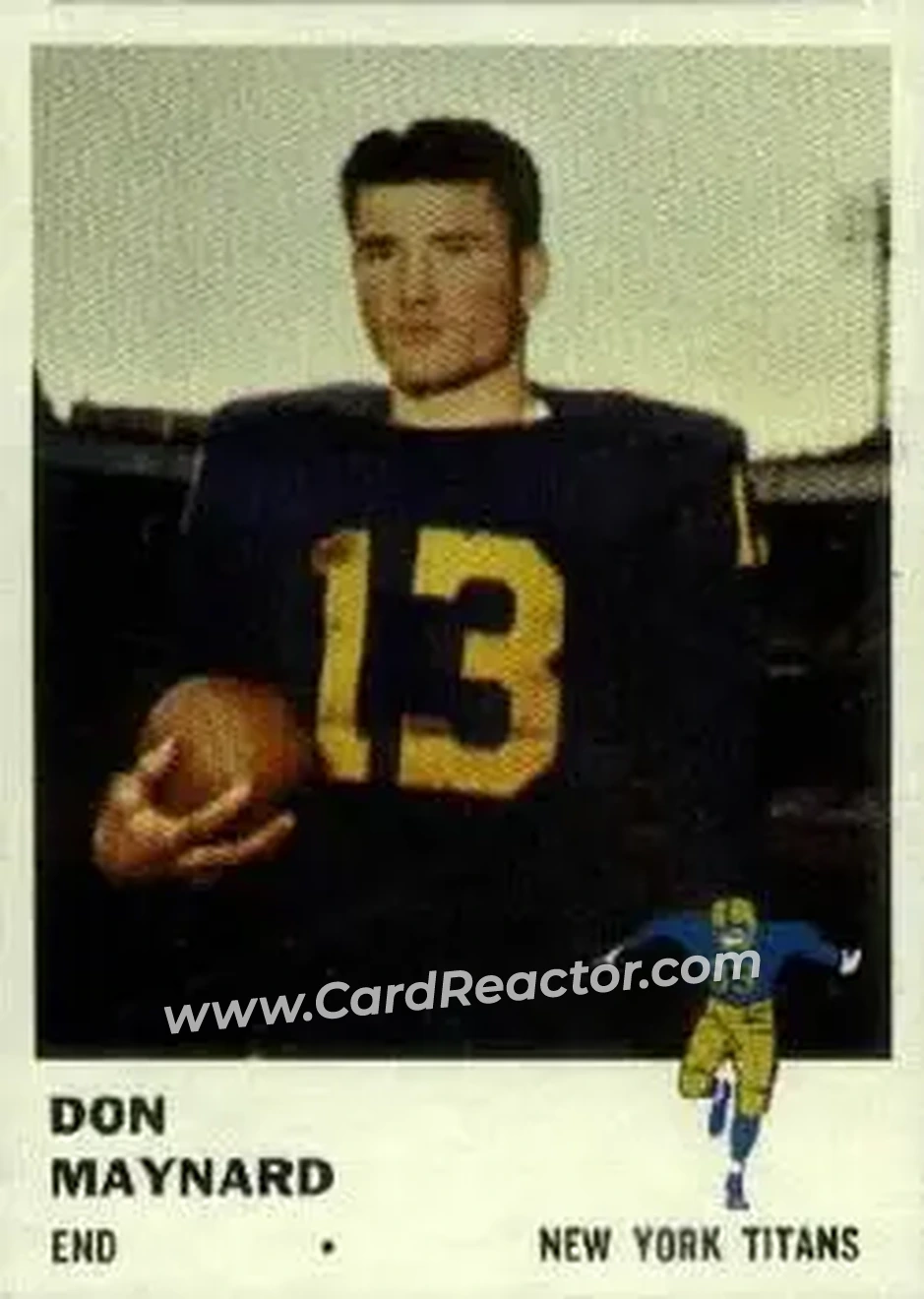 Front of Don Maynard