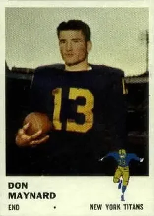 1961 Fleer #215 Don Maynard