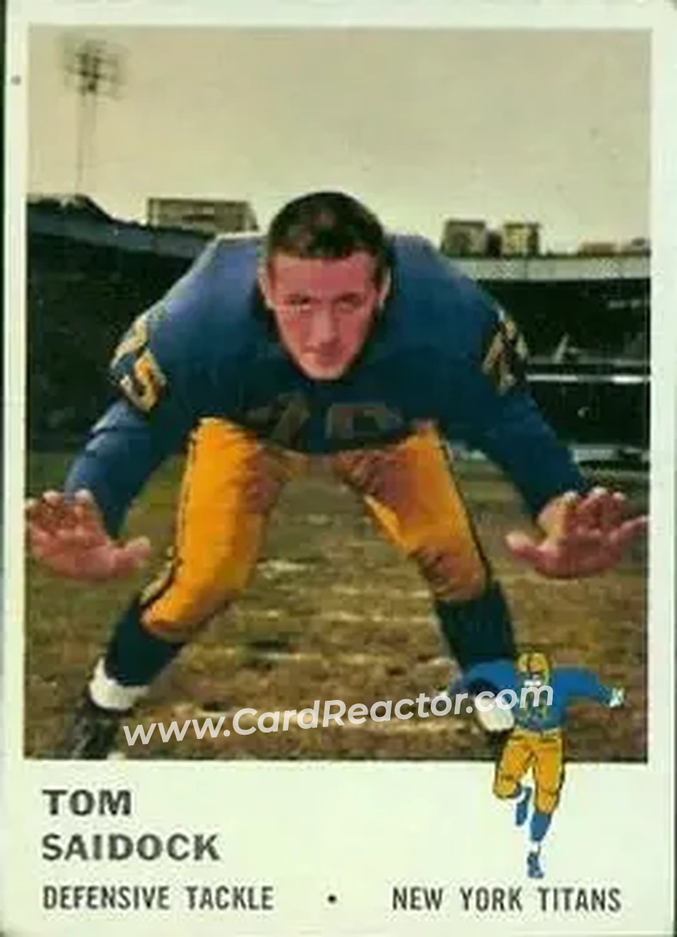 Front of Tom Saidock