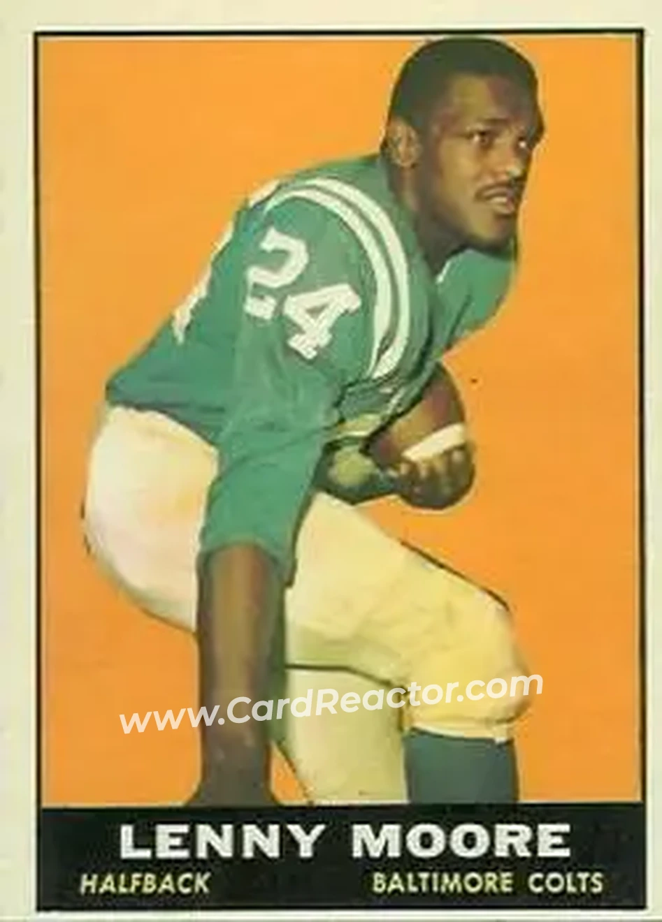 Front of Lenny Moore