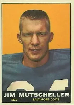 1961 Topps #5 Jim Mutscheller