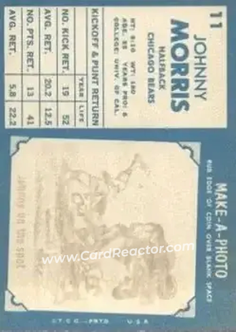 Back of Johnny Morris
