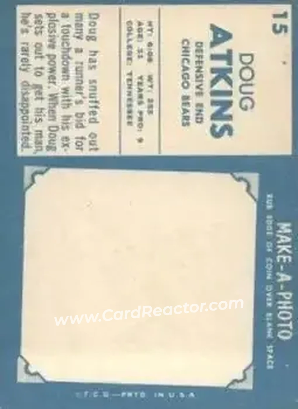 Back of Doug Atkins