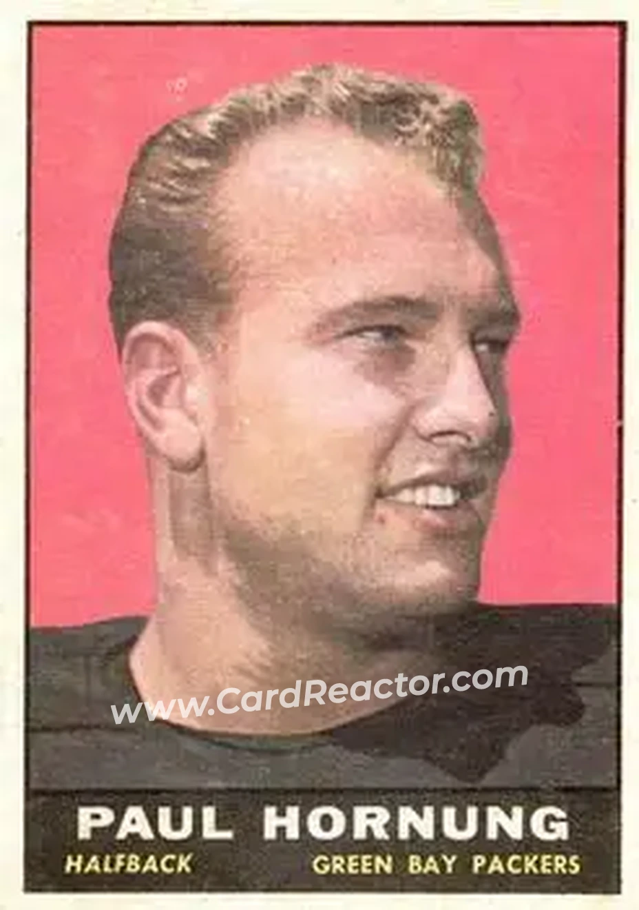 Front of Paul Hornung
