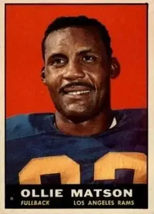 1961 Topps #50 Ollie Matson