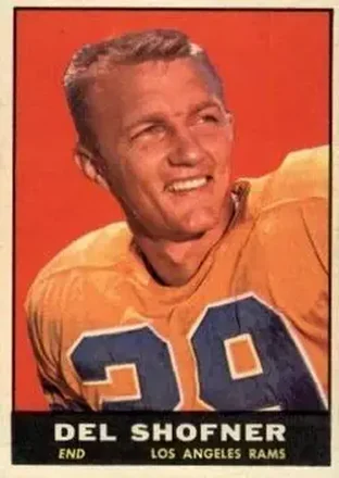 1961 Topps #52 Del Shofner