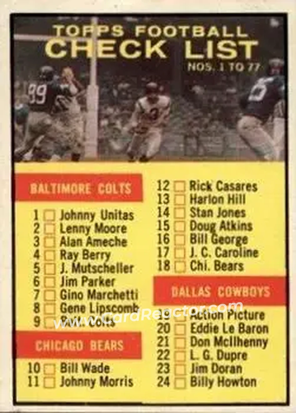 Front of Card #67