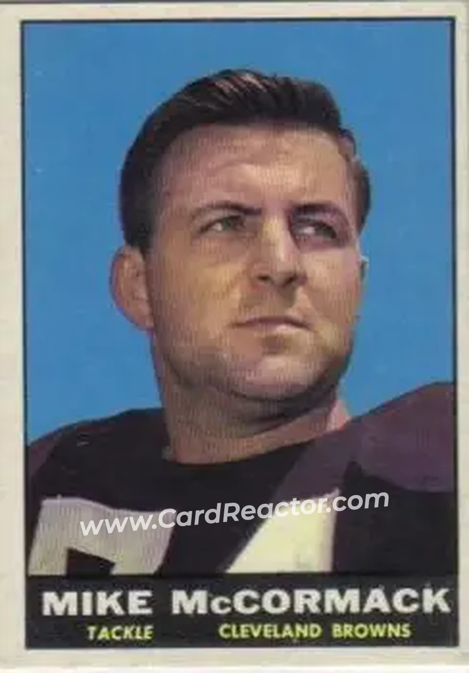Front of Mike McCormack