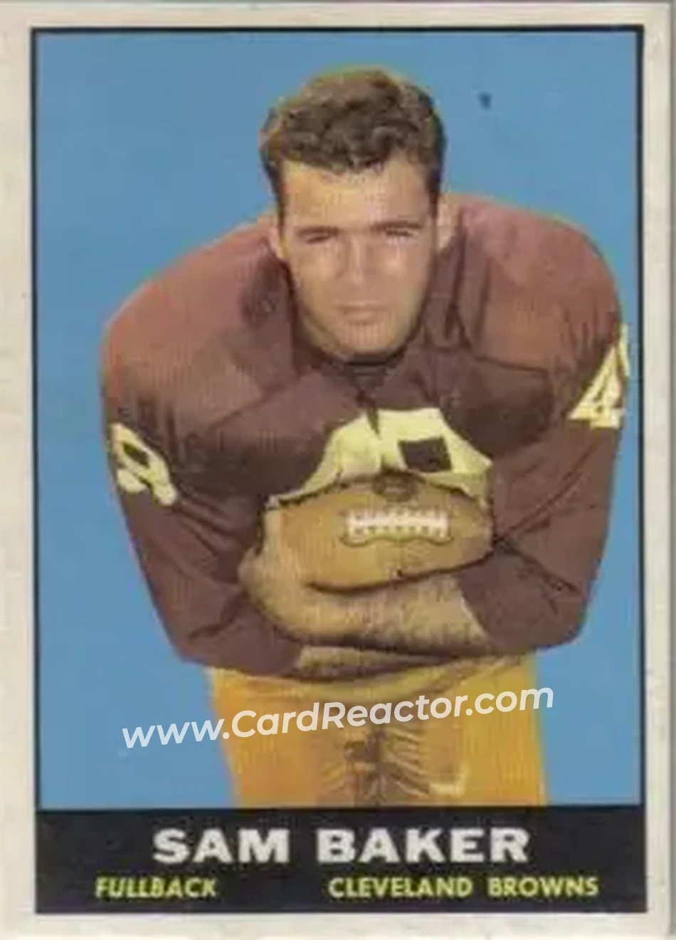 Front of Sam Baker